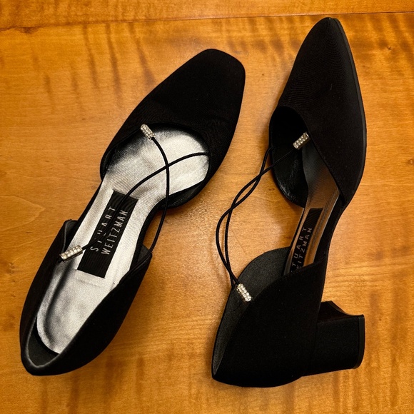 Vintage Stuart Weitzman D'Orsay Kitten Heels - Picture 2 of 4